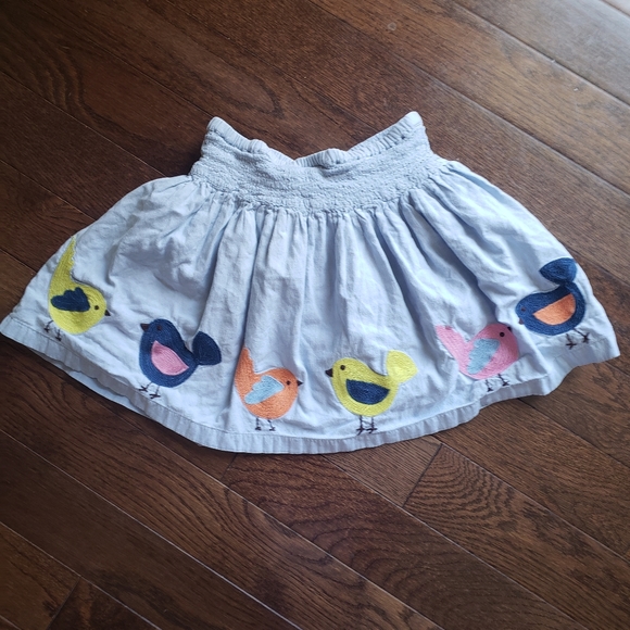 Mini Boden Bird Skirt - Picture 4 of 4